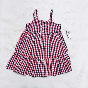 BRAND NEW Old Navy baby girl checkered dress